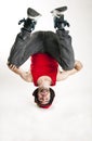 Head stand bboy Royalty Free Stock Photo