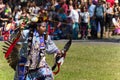 Native American Young man dancer with full regalia-Stock photos