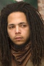 Young man with dreadlocks Royalty Free Stock Photo