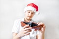 Young Man with a Empty Wallet Royalty Free Stock Photo