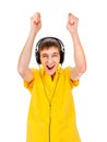 Young Man in Headphones