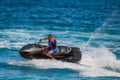 Young Man on Jet Ski Royalty Free Stock Photo