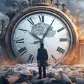 Time is running out concept Royalty Free Stock Photo