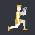 Male biceps workout