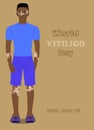 Poster design for World Vitiligo day