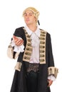 Young man in medieval costume Royalty Free Stock Photo