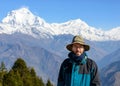 Young man in Nepal Royalty Free Stock Photo