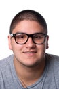 Young Man In Nerd Glasses