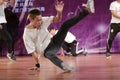 Young man perform street dance