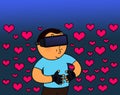 Virtual Reality Glasses VR Goggles Love