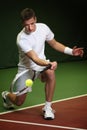 Young man playing tennis Royalty Free Stock Photo