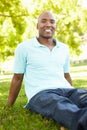 Young man portrait outdoors