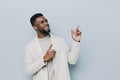 young man portrait smile smiling black corporate emotion confident happy african american Royalty Free Stock Photo