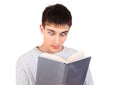 Young Man read a Book Royalty Free Stock Photo