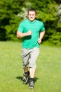 Young man running Royalty Free Stock Photo