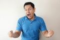 Young Man Shouting, Anger Gesture Royalty Free Stock Photo