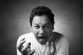 Young Man Shouting, Anger Gesture Royalty Free Stock Photo