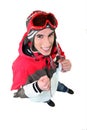 Young man in skiwear Royalty Free Stock Photo