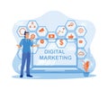 Optimize search engines SEO, SMM, and advertising to increase marketing targets.