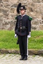 Young Man In Uniform Of Royal Guard Standing