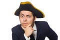 Young man wearing tricorn