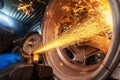 A young man welder Royalty Free Stock Photo