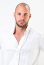 Young man white shirt Royalty Free Stock Photo