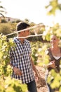 Young man and woman in casual clothing Royalty Free Stock Photo