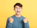 Young man yelling and screaming Royalty Free Stock Photo