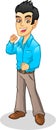 Young Manager Vector Cartoon Illustrations