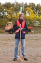 Young manual worker Royalty Free Stock Photo