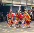 Young Men Dressed up as Ancient Warriors