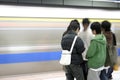 Young men waiting for a Subway