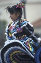 Young Mexical girl in traditional dress