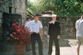 Young Military Men Visit the Alamo