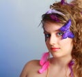 Young model beauty women Royalty Free Stock Photo