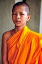 A young monk at Angkor wat temple