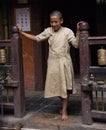 A Young Monk in Kathmandu