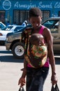 Young mother and child in Africa