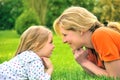 Young mother and daughter Royalty Free Stock Photo