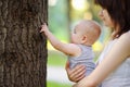 Young mother with her little son Royalty Free Stock Photo