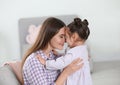 Young mother with little daughter Royalty Free Stock Photo
