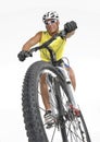 Young mountain bike Royalty Free Stock Photo