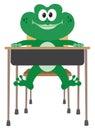 Young Frog in School