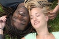 Young multi-racial couple Royalty Free Stock Photo