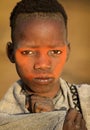 Young Mursi boy in South Omo, Ethiopia