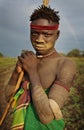 Young Mursi warrior in South Omo, Ethiopia