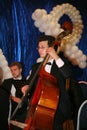 Young musicians Symphony orchestra of the St. Petersburg state University of culture. Royalty Free Stock Photo