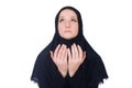 Young muslim woman praying Royalty Free Stock Photo
