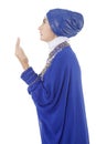 Young muslim woman praying 1 Royalty Free Stock Photo
